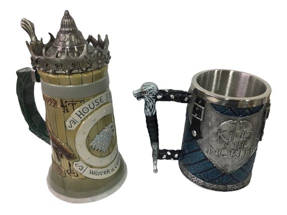 Подарунковий набір Кухоль Game Of Thrones House Stark Гра Престолів Дім Старків і King In The North Король | Зображення 1