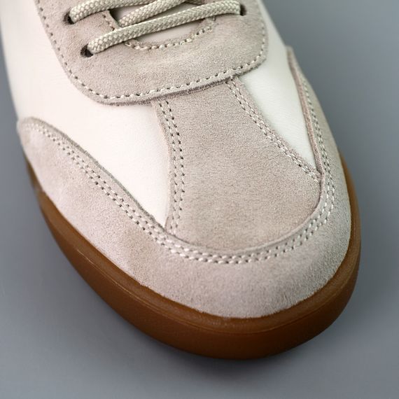 Кросівки жіночі шкіряні 591359 Молочні 36 37 38 39 40 41 | Зображення 3