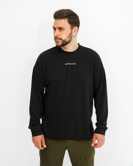 Світшот Україна чёрный S | Зображення 2