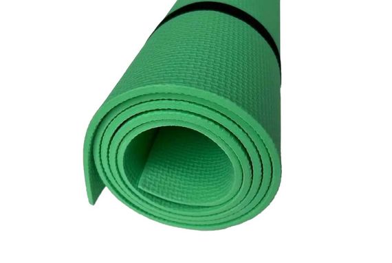 Килимок спортивний Eva Yoga М&M 1450х500х5 мм зелений (213747)