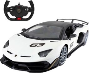 Машинка Rastar Lamborghini Aventador SVJ (96070) на радиоуправлении. 1:14. Белый