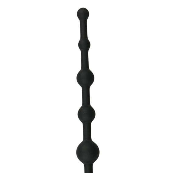 Анальні намисто Long Anal Beads чорні, 33.5 см x 2.5 см | Зображення 1