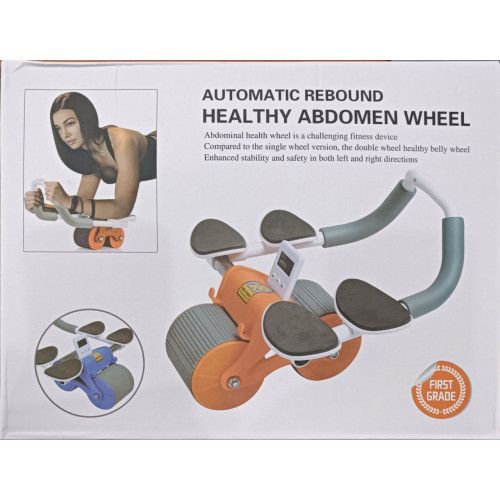 Ролик для преса з поворотним механізмом, Тренажер для преса, Масажер   знижка | Зображення 1
