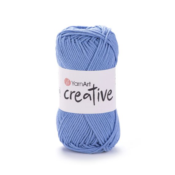 Пряжа YarnArt CREATIVE Креатив № 239 блакитний бавовна, нитки для в'язання