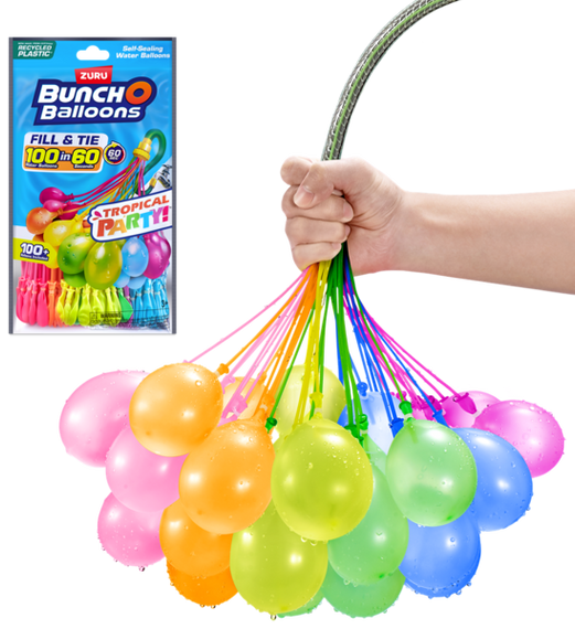 Ігровий набір Bunch O Balloons Водні кульки Тропік 100шт/уп, в асортименті (56480UQ1) | Зображення 9