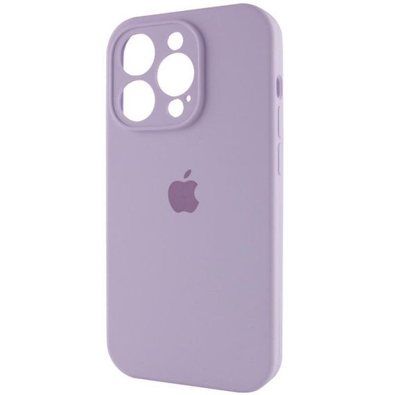 Чохол Silicone Case Full Camera Protective (AA) для Apple iPhone 14 Pro (6.1") Бузковий / Lilac | Зображення 2
