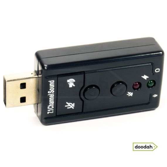 Зовнішня звукова usb GoodEm SC-108 (7.1) - для пк, ноутбука, та інших пристроїв