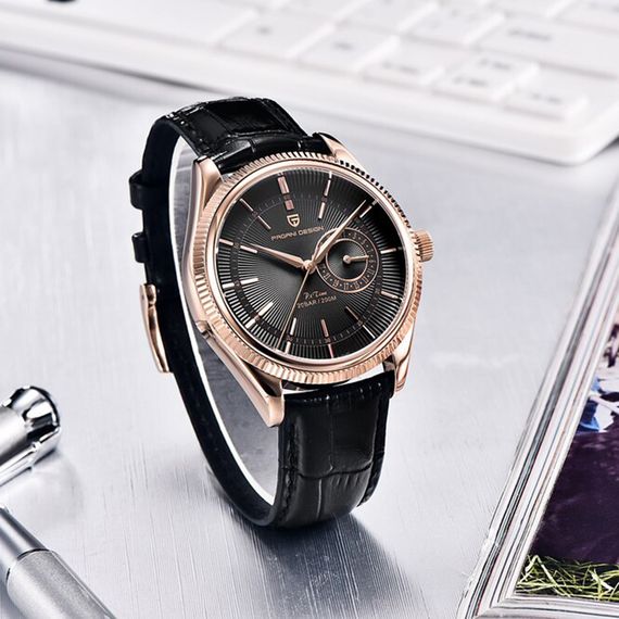 Чоловічий годинник Pagani Design PD-1689 Gold-Black | Зображення 3