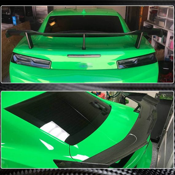 Спойлер V1 (Карбон) для Chevrolet Camaro 2015- рр | Зображення 3