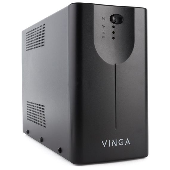 Пристрій безперебійного живлення Vinga LED 2000VA metall case (VPE-2000M) | Зображення 4