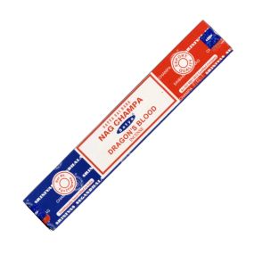 Аромапалички Наг Чампа та Кров Дракона  Nag Champa Dragon’s Blood 16г Satya 8904234405100