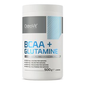 Амінокислотний комплекс Ostrovit BCAA + Glutamine 500 г, Pure
