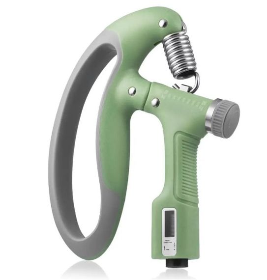Еспандер кистьовий з лічильником PowerPlay PP-4403 з регульованим навантаженням 10-100 кг, Зелений (PP_4403_Green) | Зображення 3