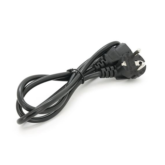 Кабель живлення Schuko PC-186 CEE7 / 7-C13, 1.2M, 0.75mm OEM (євровилка) Q25 / 300 | Зображення 1