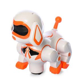 Интерактивная игрушка Собачка Bambi 8202A со звуком и светом Оранжевый