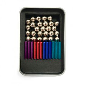 Неокуб різнокольоровий Buckyballs n Buckybars, Магнітний кубик NEOCUBE, Магнітний нструктор антистрес PH-80