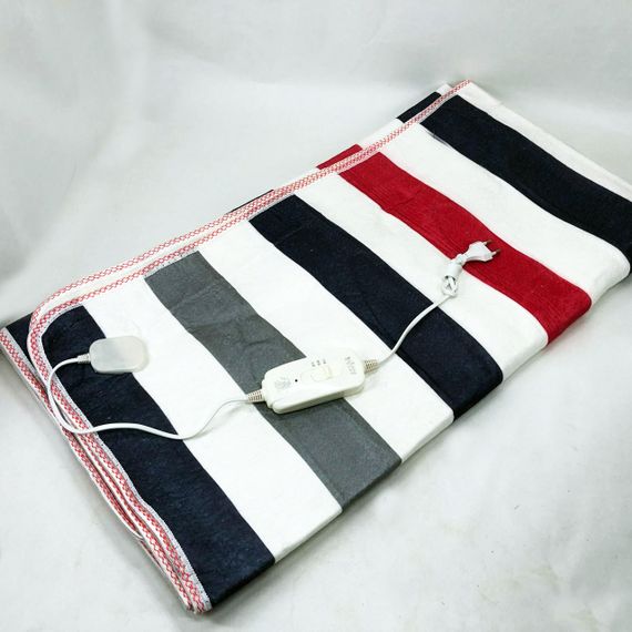 Електропростирадло 150х120 см тепле електро простирадло ковдра з підігрівом смужка YZ-87 | Зображення 7