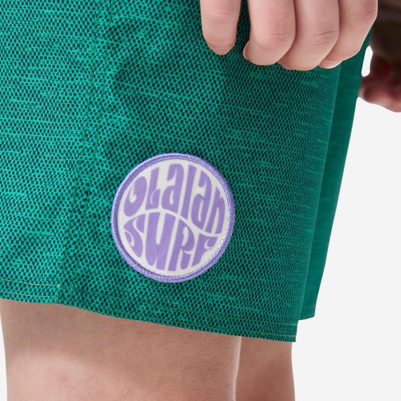 Шорти для плавання 100 Surfcanvas для хлопців зелені - 8-9 р 131-140 см | Зображення 3