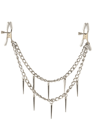 Затискачі Fetish Fantasy Rock Hard Nipple Clamps Сріблясті One Size