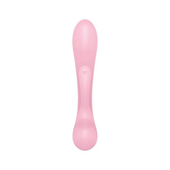 Двосторонній вібратор-кролик Satisfyer Triple Oh Pink (м'яте паковання!!!) | Зображення 4
