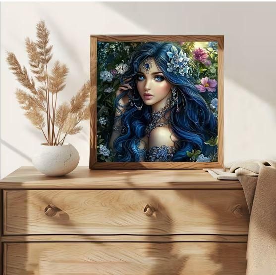 Набор для вышивки крестом JOZYSH «Магия ночного сада» 14CT, 40x40 см, канва Аида с нанесенным рисунком | Зображення 4