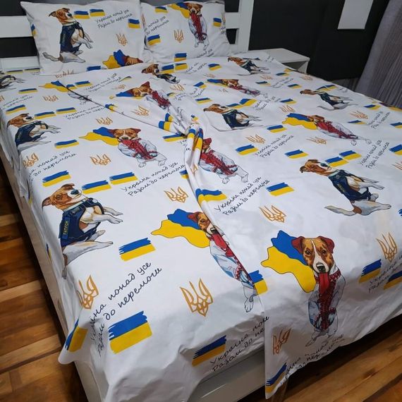 Комплект постільної білизни сіменйний MakSon пес Патрон, бязь GOLD LUX 100% бавовна (005-2145210Б) | Зображення 3