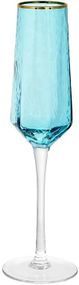 Фужери для шампанського 4 шт. в наборі 200 мл Ice Blue
