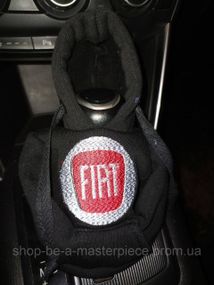 Чехол кофта Худи аксессуар на КПП Car Hoodie FIAT Фиат черный подарок автомобилисту 10070