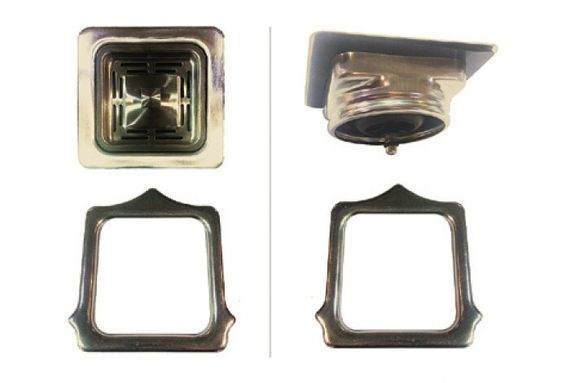 Сталевий квадратний адаптер Inox 8220.401.0505 | Зображення 1