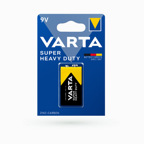 Батарейка сольова V9 (бл-1шт) VARTA Super Heavy Duty