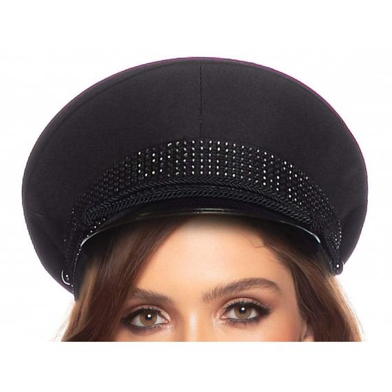 Офіцерський капелюх Festival Officer Hat від Rhinestone Leg Avenue, чорний | Зображення 2