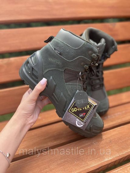 Високі мембранні черевики «Vaneda» Gote-Tex, Olive | Зображення 1