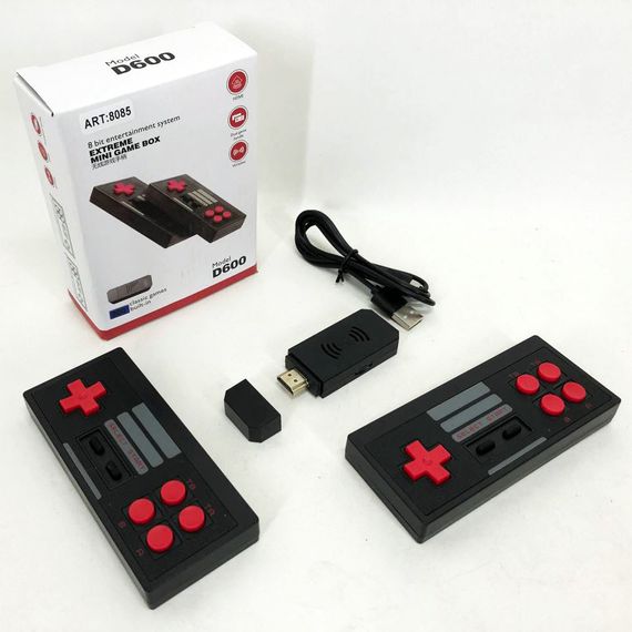 Приставка для игр с беспроводными пультами управления Mini, Игровая приставка для телевизора танчики YD-43 | Зображення 4