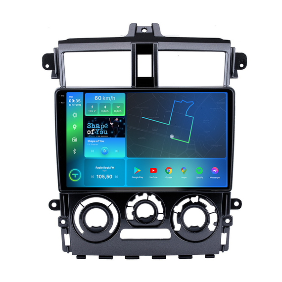 Штатна магнітола 2K перехідна Mitsubishi Colt 2007-2012 F98256 4G Carplay DSP | Зображення 1