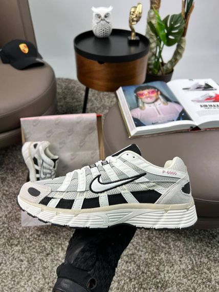 Чоловічі кросівки P-6000 S Reflective White Grey Black весна / літо / осінь A3830 44 28 см | Зображення 3