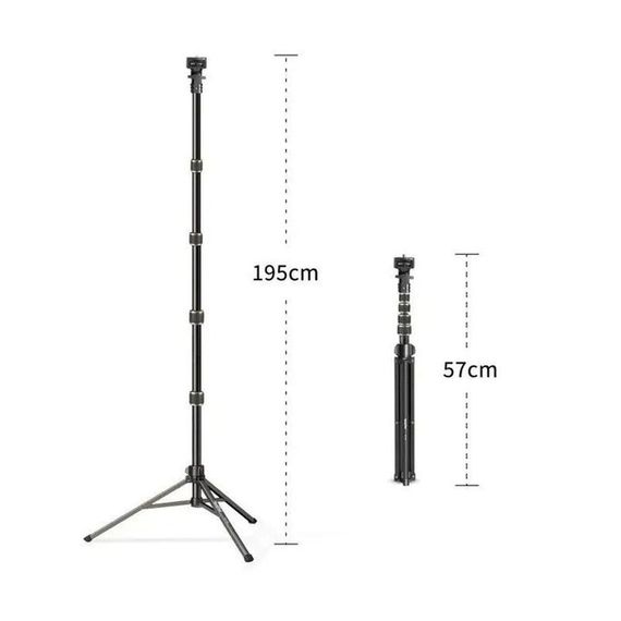 Штатив NeePho NP-688 2в1 з надійною конструкцією для професійної фото- та відеозйомки (46002-NP-688_392) | Зображення 4