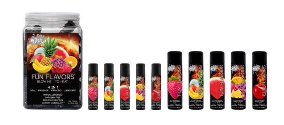 Розігрівач лубрикант Wet Fun Flavors Tropical Fruit Explosion (мультифрукт) 89 мл Sex Aura | Зображення 1