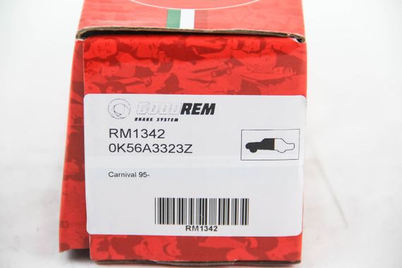 Колодки передні гальмівні Carnival 95-, GOODREM (RM1342) | Зображення 2