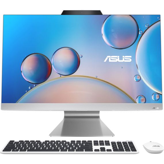 Комп'ютер персональний моноблок ASUS M3702WFAK-WPE0030 27' FHD AG, AMD R5-7520U, 16GB, F512GB, UMA, WiFi, кл+м, без ОС, білий (90PT03M1-M00JS0)