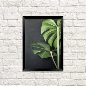 Постер в рамке Листики 30x42 см, A3 (MT3_ART017_BL)