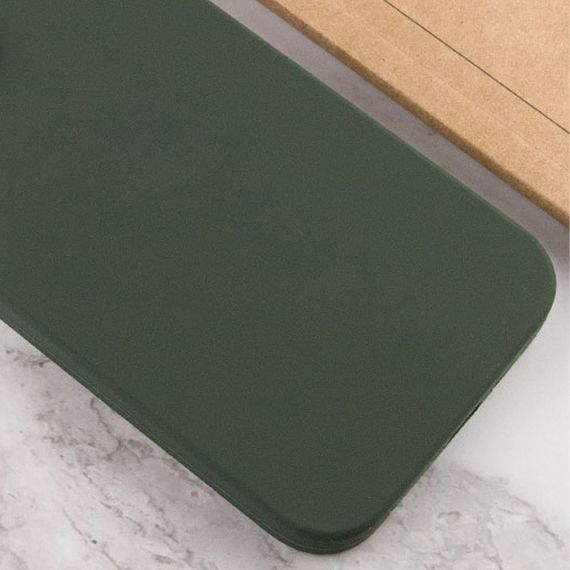 Чехол Silicone Case Full Protective (AA) NO LOGO для Apple iPhone 15 Pro (6.1") Зеленый / Cyprus Green | Зображення 1