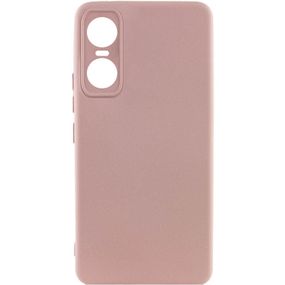 Чехол Silicone Cover Lakshmi Full Camera (A) для Tecno Pop 6 Pro Розовый / Pink Sand