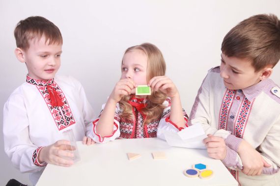 Набір дидактичного матеріалу HEGA Основні геометричні фігури з посібником | Зображення 4