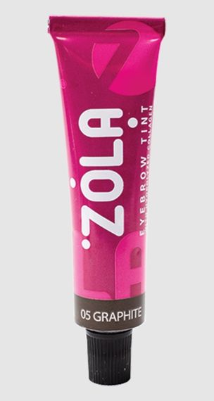 ZOLA Краска для бровей с коллагеном Eyebrow Tint With Collagen 15 ml 05 Graphite | Зображення 1