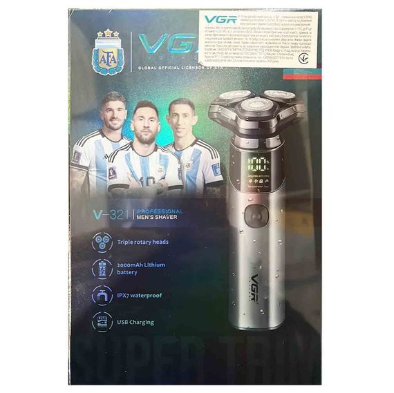 Електробритва VGR V-321 срібляста | Зображення 1