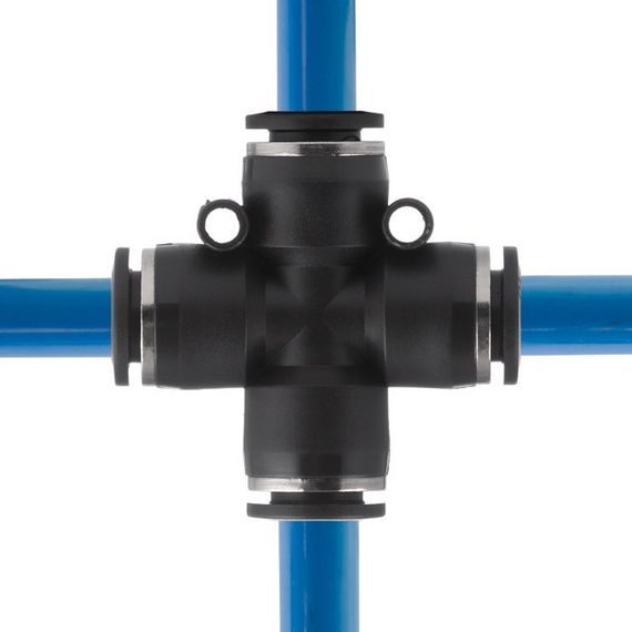 Цангове з'єднання Х-подібне для поліуретанових та ін. шлангів 10 мм INTERTOOL PT-2368 | Зображення 3