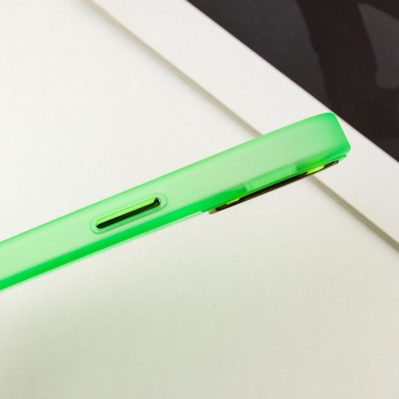 Чохол TPU+PC Lily with MagSafe для Apple iPhone 14 (6.1") Neon Green | Зображення 5