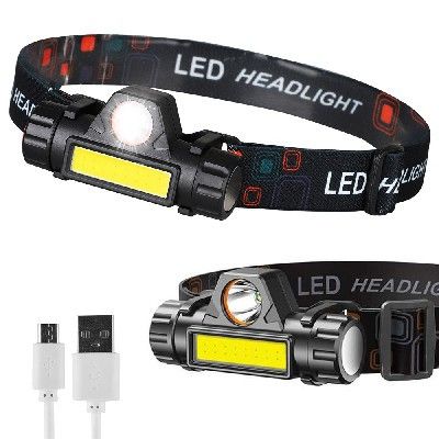 Налобный фонарик перезаряжаемый Headlamps | Зображення 3