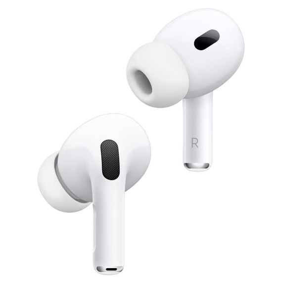 Бездротові TWS навушники Airpods Pro 2 ANC USB-C Wireless Charging Case for Apple (AAA) White | Зображення 4