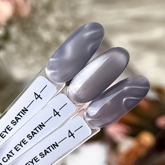 Гель-лак сатиновая кошка Crooz №04 Satin Cat (прохладный серо-лавандовый) 8мл | Зображення 2
